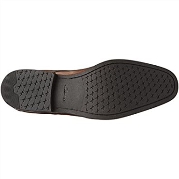 Hombre Gilman Lace Oxford Clarks Cuero Tostado Oscuro