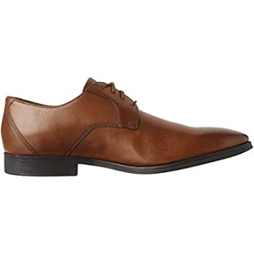 Hombre Gilman Lace Oxford Clarks Cuero Tostado Oscuro