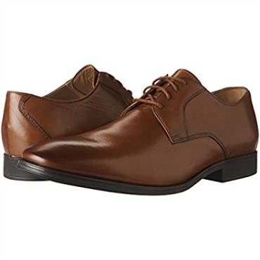 Hombre Gilman Lace Oxford Clarks Cuero Tostado Oscuro