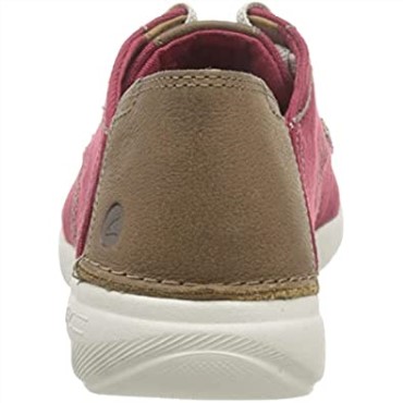 Zapatillas Con Cordones Para Hombre Clarks Rojo Ladrillo