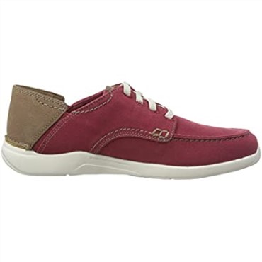 Zapatillas Con Cordones Para Hombre Clarks Rojo Ladrillo