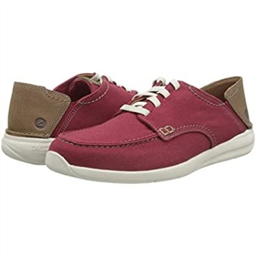 Zapatillas Con Cordones Para Hombre Clarks Rojo Ladrillo