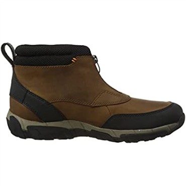 Botas Chelsea Grove Zip Ii Para Hombre Cuero Marrón Oscuro Clarks