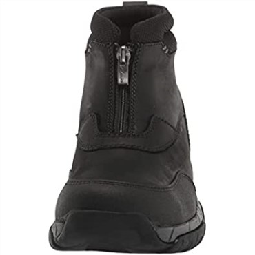 Botines Impermeables Para Hombre Grove Zip Clarks Cuero Negro