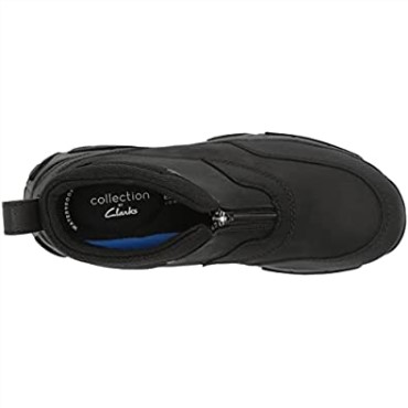 Botines Impermeables Para Hombre Grove Zip Clarks Cuero Negro