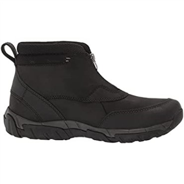 Botines Impermeables Para Hombre Grove Zip Clarks Cuero Negro