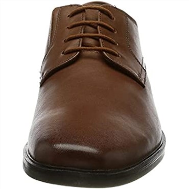 Howard Walk Para Hombre Oxford-schuh Clarks Piel Marrón Oscuro