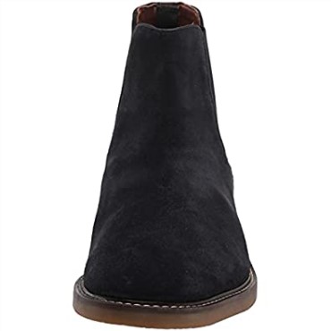 Botines Chelsea Jaxen Hombre Clarks Ante Azul Marino