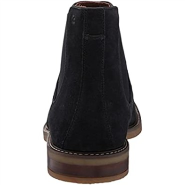 Botines Chelsea Jaxen Hombre Clarks Ante Azul Marino