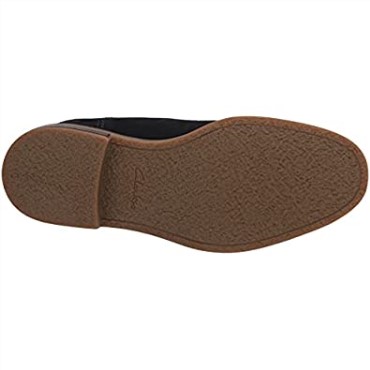 Botines Chelsea Jaxen Hombre Clarks Ante Azul Marino