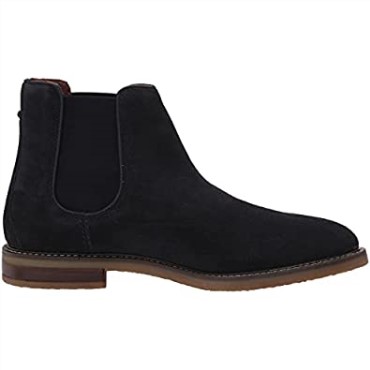 Botines Chelsea Jaxen Hombre Clarks Ante Azul Marino
