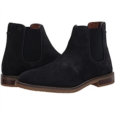 Botines Chelsea Jaxen Hombre Clarks Ante Azul Marino
