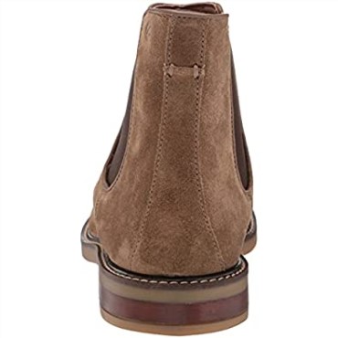 Botines Chelsea Jaxen Para Hombre Taupe Suede Clarks