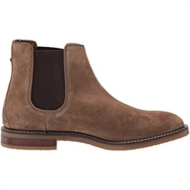 Botines Chelsea Jaxen Para Hombre Taupe Suede Clarks