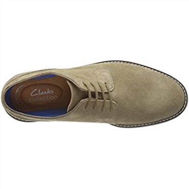 Clarks Jaxen Low Oxford De Ante Verde Oliva Para Hombre