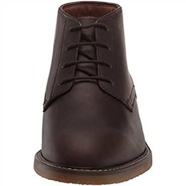 Bota Chukka Jaxen Med Hombre Clarks Marron Cuero