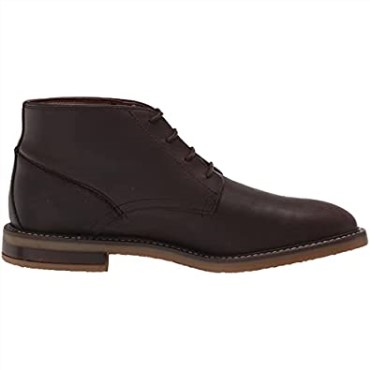 Bota Chukka Jaxen Med Hombre Clarks Marron Cuero