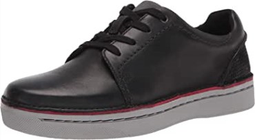 Zapatilla Hombre Kitna Stride Piel Negra Clarks