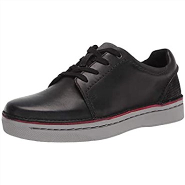 Zapatilla Hombre Kitna Stride Piel Negra Clarks