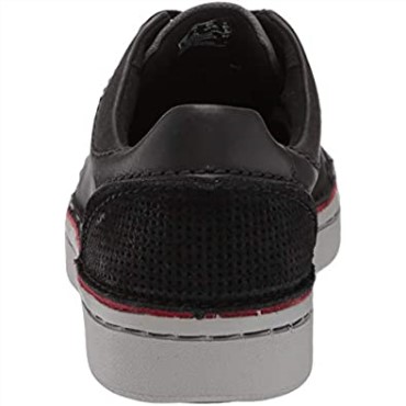 Zapatilla Hombre Kitna Stride Piel Negra Clarks