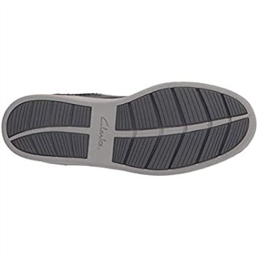 Zapatilla Hombre Kitna Stride Piel Negra Clarks