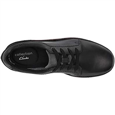 Zapatilla Hombre Kitna Stride Piel Negra Clarks