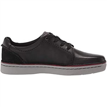 Zapatilla Hombre Kitna Stride Piel Negra Clarks
