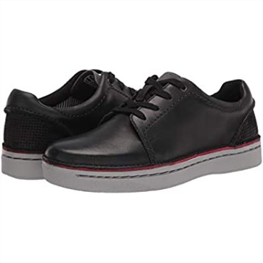 Zapatilla Hombre Kitna Stride Piel Negra Clarks
