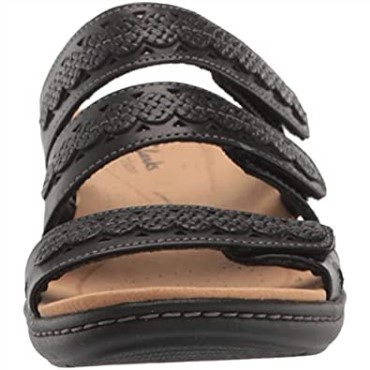 Sandalia Plana Hombre Laurieann Cove Clarks Cuero Negro