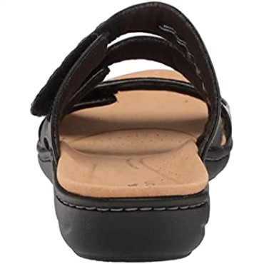 Sandalia Plana Hombre Laurieann Cove Clarks Cuero Negro