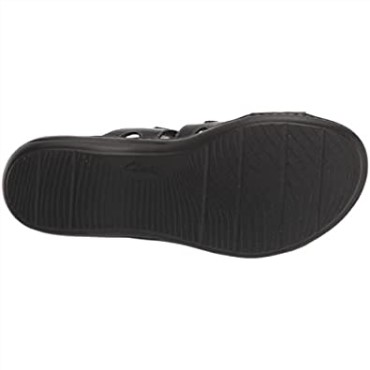 Sandalia Plana Hombre Laurieann Cove Clarks Cuero Negro