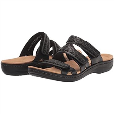 Sandalia Plana Hombre Laurieann Cove Clarks Cuero Negro
