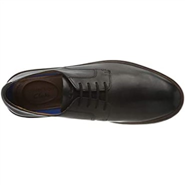Negro Clarks Malwood Plaoxford Para Hombres