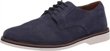 Hombre Malwood Plaoxford Clarks Nubuck Azul Marino
