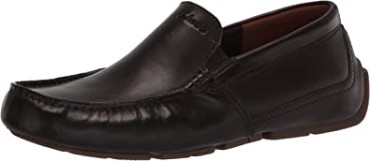 Mocasines Hombre Markman Pladriving Style Cuero Marron Oscuro Clarks