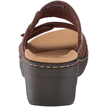 Sandalia De Tacón Merliah Coral Para Hombre Clarks Marrón Oscuro