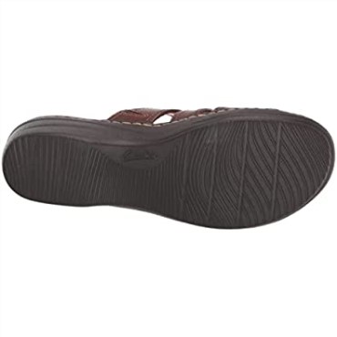 Sandalia De Tacón Merliah Coral Para Hombre Clarks Marrón Oscuro