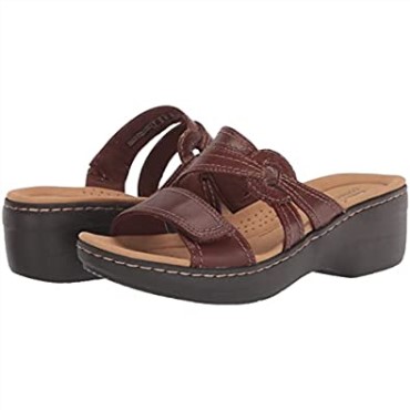 Sandalia De Tacón Merliah Coral Para Hombre Clarks Marrón Oscuro