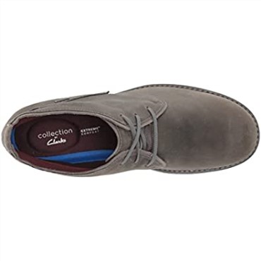 Botas Chukka Hombre Morris Pico Impermeables Piel Gris Clarks