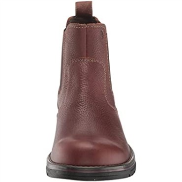 Botas Chelsea Morris Up Impermeables Para Hombre Marrón Piel Clarks