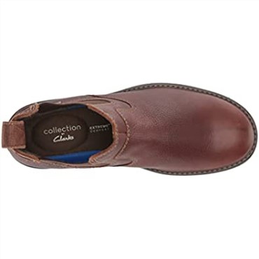 Botas Chelsea Morris Up Impermeables Para Hombre Marrón Piel Clarks
