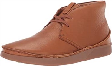 Botas Chukka Hombre Oakland Rise Clarks Piel Marron Oscuro