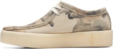 Copa Wallabee Original Para Hombre Hecha En Vietnam (nuevo 2022) Clarks Camo Blanco Roto