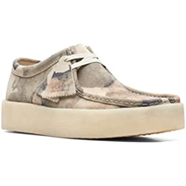 Copa Wallabee Original Para Hombre Hecha En Vietnam (nuevo 2022) Clarks Camo Blanco Roto