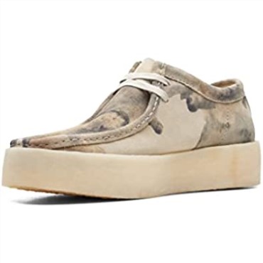 Copa Wallabee Original Para Hombre Hecha En Vietnam (nuevo 2022) Clarks Camo Blanco Roto