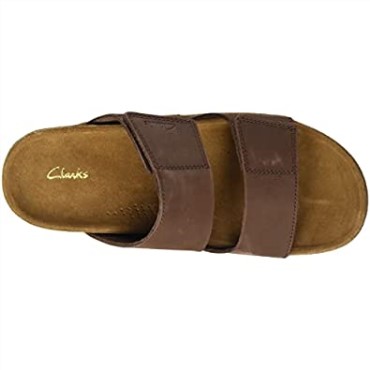 Sandalias Hombre Con Correa Pilton Nubuck Marron Clarks
