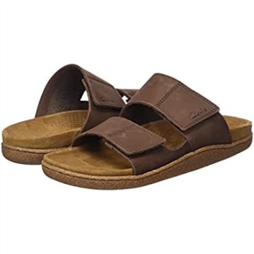Sandalias Hombre Con Correa Pilton Nubuck Marron Clarks