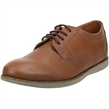 Raharto Pla Derbys Clarks De Cuero Marrón Oscuro Para Hombre