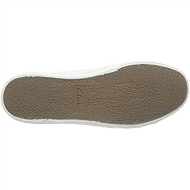 Zapatillas De Deporte De Hombre Roxby Lace Clarks Lona Blanca