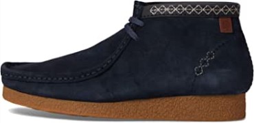 Hombre Shacre Tobilleras Clarks Ante Marino Botas